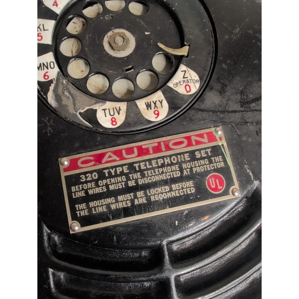 Western Electric Bell System Type 320 Telephone Phone Blast MINE EXPLOSION PROOF